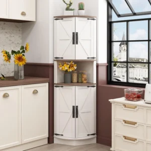 Farmhouse Corner Cabinet